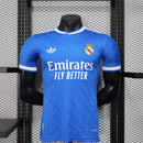 Camisa Real Madrid Third 2025/26 - Adidas Jogador Masculina - Azul/Branca
