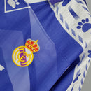 Camisa Real Madrid Away 1996/97 - Kelme Retrô Masculina - Roxa/Branca