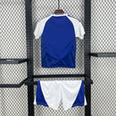 Conjunto Kit Infantil Cruzeiro Home 2025/26 - Adidas Torcedor - Azul/Branca