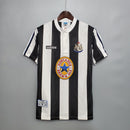 Camisa Newcastle Home 1995/97 - Adidas Retrô Masculina - Branca/Preta