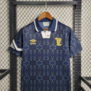 Camisa Seleção Escócia Home 1992\93 - Umbro Retrô Masculina - Azul/Branca