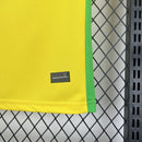 Conjunto Kit Infantil Seleção Brasil Home 2025/26 - Nike Torcedor - Amarela/Verde