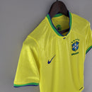 Camisa Pronta Entrega Brasil Home 2022/23 - Nike Torcedor Feminina - Amarela/Verde