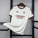 Camisa Benfica Away 2026/27 - Adidas Torcedor Masculina - Bege/Bordo