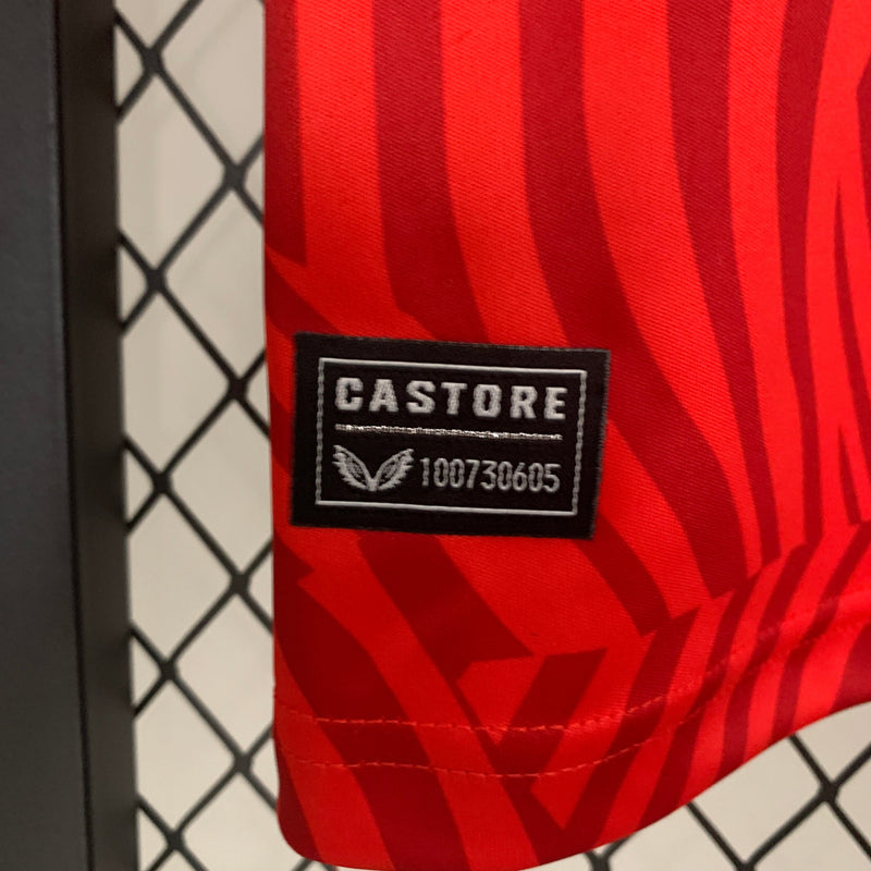 Camisa Sevilla Away 2023/24 - Castore Torcedor Masculina - Vermelha