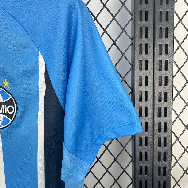 Camisa Grêmio Home 2025/26 - Umbro Torcedor Masculina - Azul/Preta