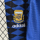 Conjunto Kit Infantil Seleção Argentina Home 2014/15 - Adidas Retrô - Azul/Preta
