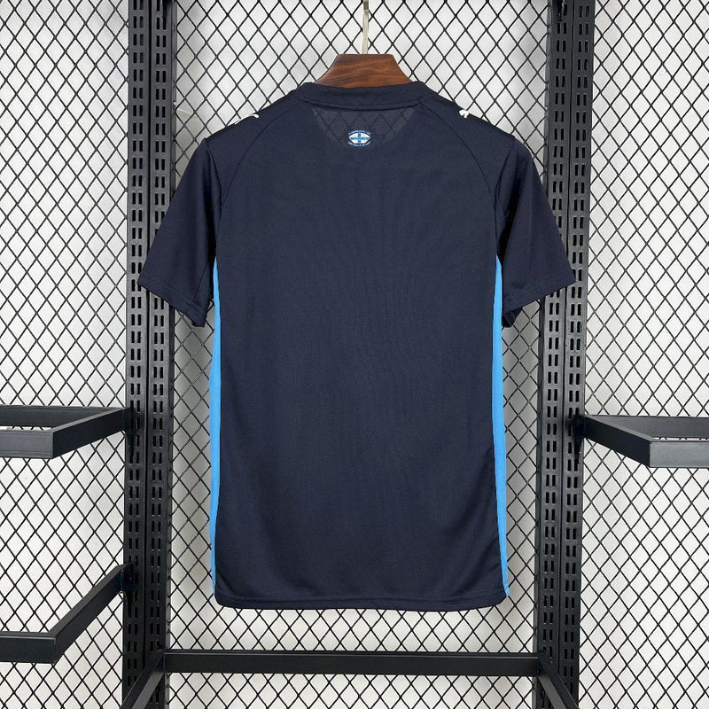 Camisa Olympique Marseille Away 2025/26 - Puma Torcedor Masculina - Azul/Branca