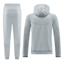 Kit Conjunto Nike Tech Fleece - Jaqueta e Calça- Cinza/Preta