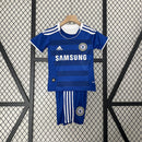 Conjunto Kit Infantil Chelsea Home 2011/12 - Adidas Retrô - Azul/Branca