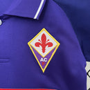 Conjunto Kit Infantil Fiorentina Home 1998/99 - Fila Retrô - Roxa/Branca