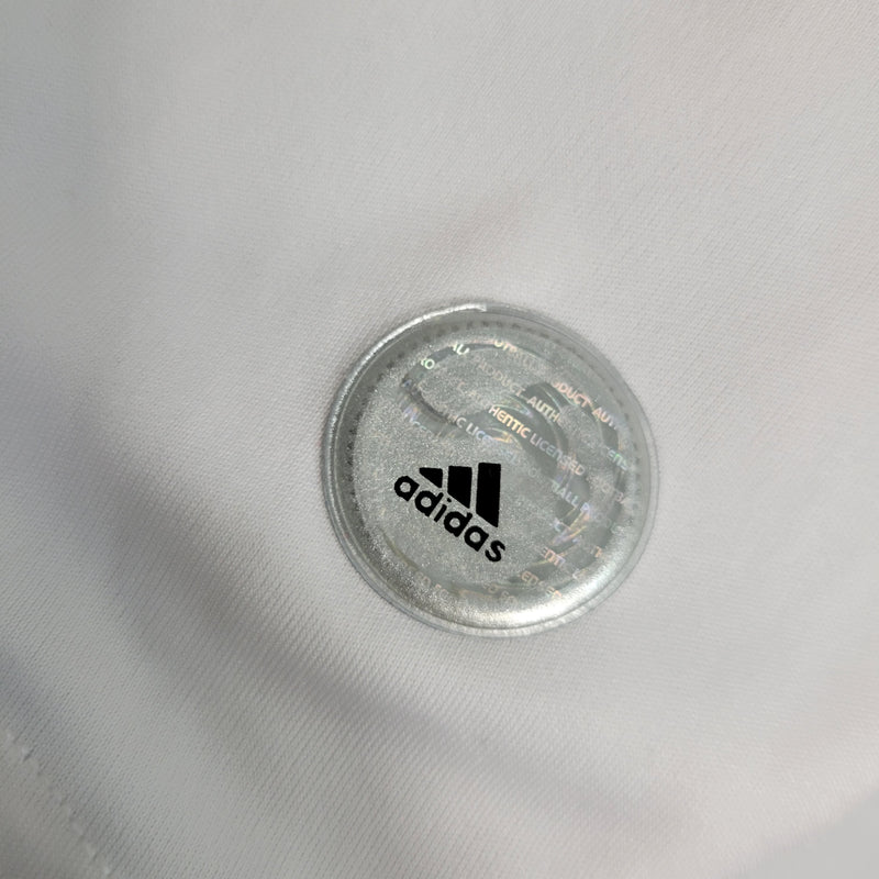 Camisa Milan Away 2009/10 - Adidas Retrô Masculina - Branca/Vermelha