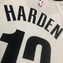 Camisa Regata NBA Brooklyn Nike Harden N°13 - Branca/Preta