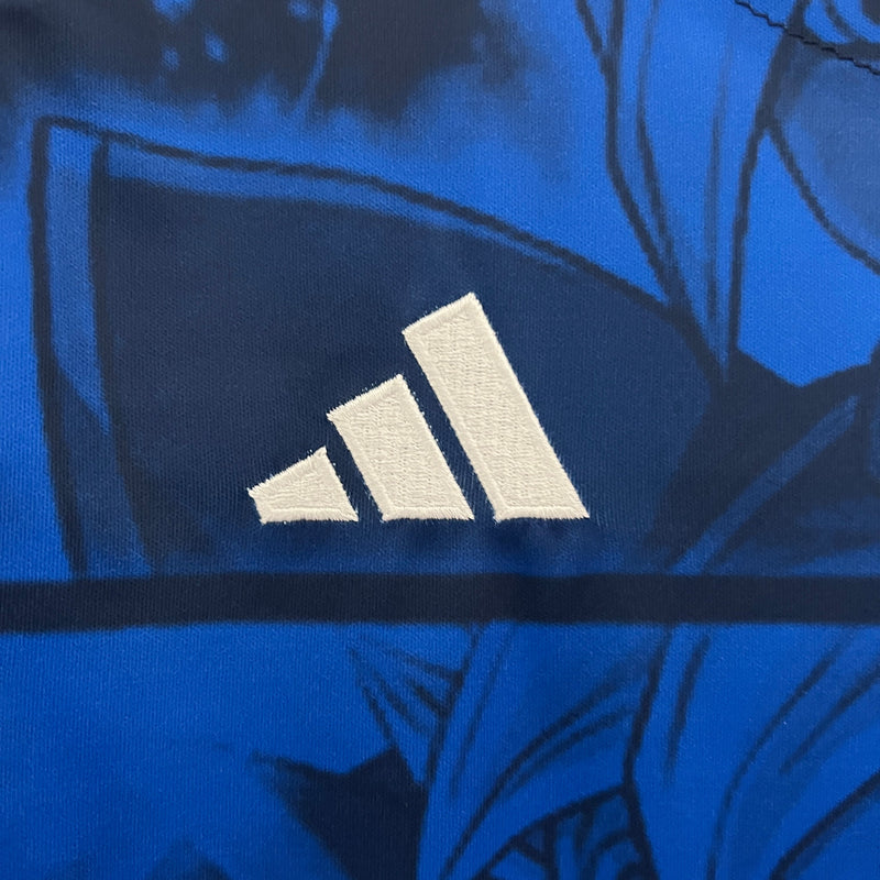 Camisa Seleção Japão Anime 2024/25 - Adidas Torcedor Masculina - Azul