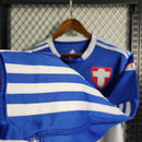 Camisa Palmeiras Manga Longa 2014/15 - Adidas Retrô Masculina - Azul/Branca