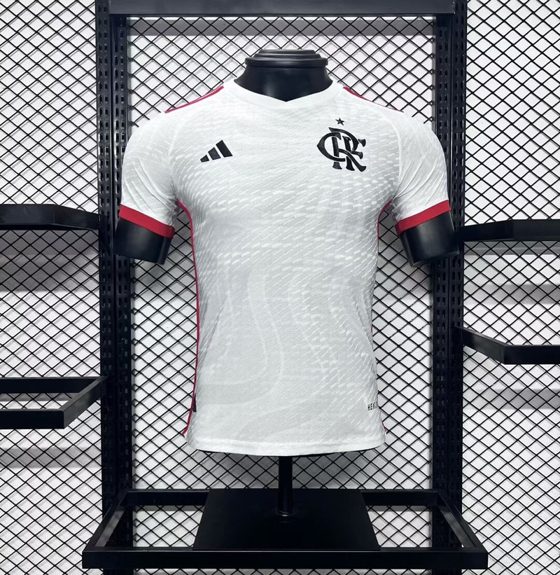 Camisa Flamengo Away 2024/25 - Adidas Jogador Masculina - Branca/Vermelha