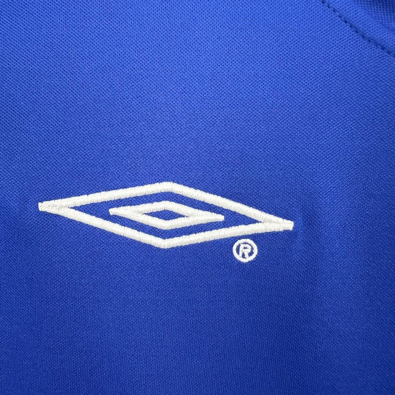 Camisa Chelsea Home 2004/05 - Umbro Retrô Masculina - Azul/Branca
