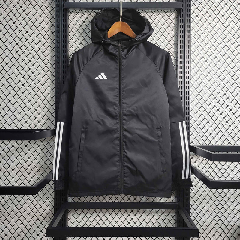 Jaqueta Corta Vento Adidas - Preta/Branca