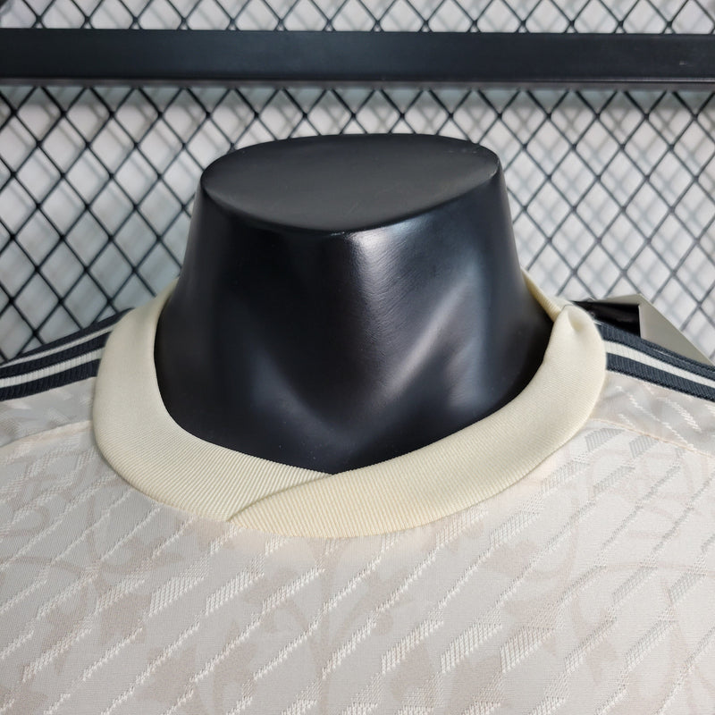 Camisa Roma Away 2023/24 - Adidas Jogador Masculina - Bege