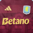 Camisa Aston Villa Home 2025/26 - Adidas Torcedor Masculina - Bordo/Azul