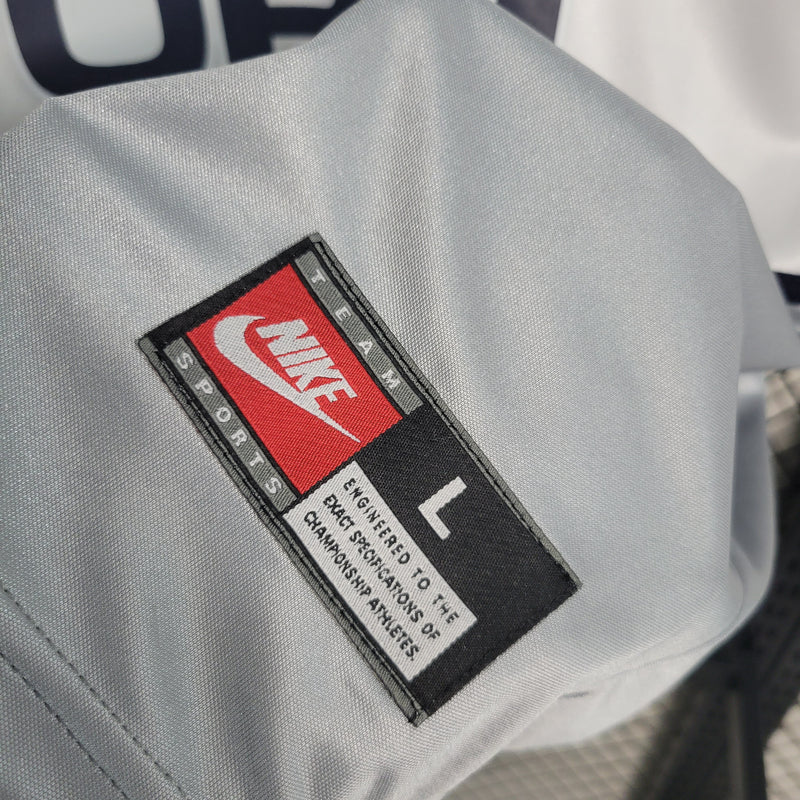 Camisa PSG Away 2000 - Nike Retrô Masculina - Cinza/Branca