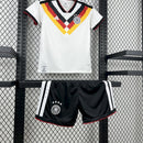 Conjunto Kit Infantil Seleção Alemanha Home 2026/27 - Adidas Torcedor - Branca/Preta