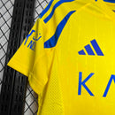 Camisa Pronta Entrega Al-Nassr Home 2024/25 - Adidas Torcedor Masculina - Amarela/Azul