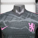 Camisa Chelsea Third 2024/25 - Nike Jogador Masculina - Preta/Rosa