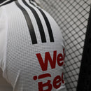 Camisa Fulham Home 2024/25 - Adidas Jogador Masculina - Branca/Preta
