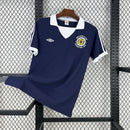 Camisa Seleção Escócia Home 1978/79 - Umbro Retrô Masculina - Azul/Branca