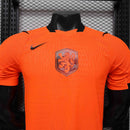 Camisa Seleção Holanda Home 2026/27 - Nike Jogador Masculina - Laranja/Preta