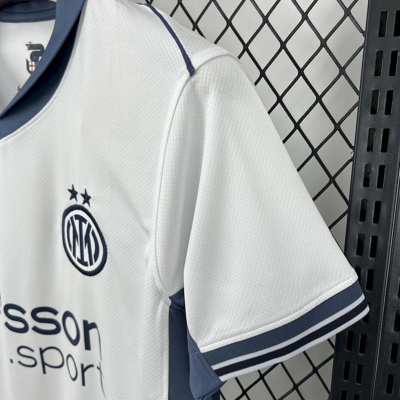 Camisa Inter de Milão Away 2024/25 - Nike Torcedor Masculina - Branca/Azul