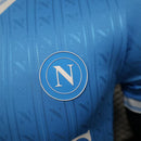 Camisa Napoli Home 2025/26 - EA7 Jogador Masculina - Azul/Branca