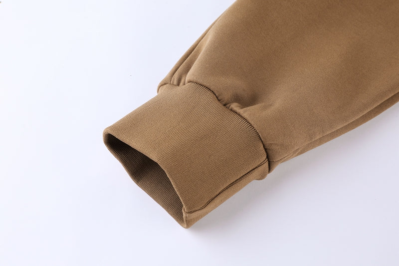 Kit Conjunto Nike Tech Fleece - Jaqueta e Calça- Caramelo/Branca