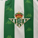 Conjunto Kit Infantil Real Betis Home 1995/97 - Kappa Retrô - Branca/Verde