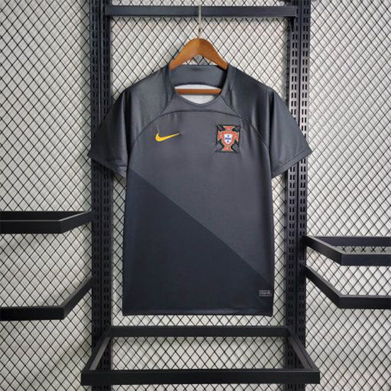 Camisa Portugal Black 2023/24 - Nike Torcedor Masculina - Preta