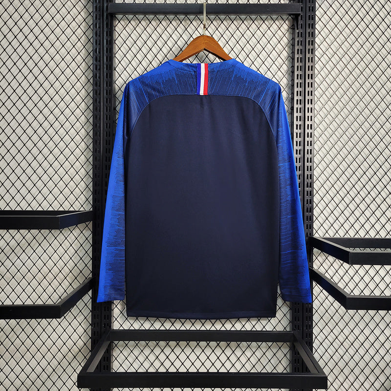 França - Nike -camisa longa -Azul