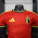 Camisa Seleção Bélgica Home 2026/27 - Adidas Jogador Masculina - Vermelha/Amarela