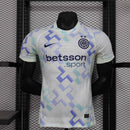 Camisa Inter de Milão Away 2025/26 - Nike Jogador Masculina - Branca/Azul