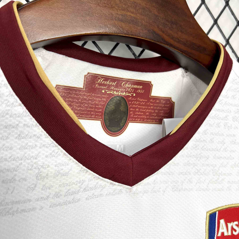 Camisa Arsenal 2007/08 - Nike Retrô Masculina - Branca/Bordo