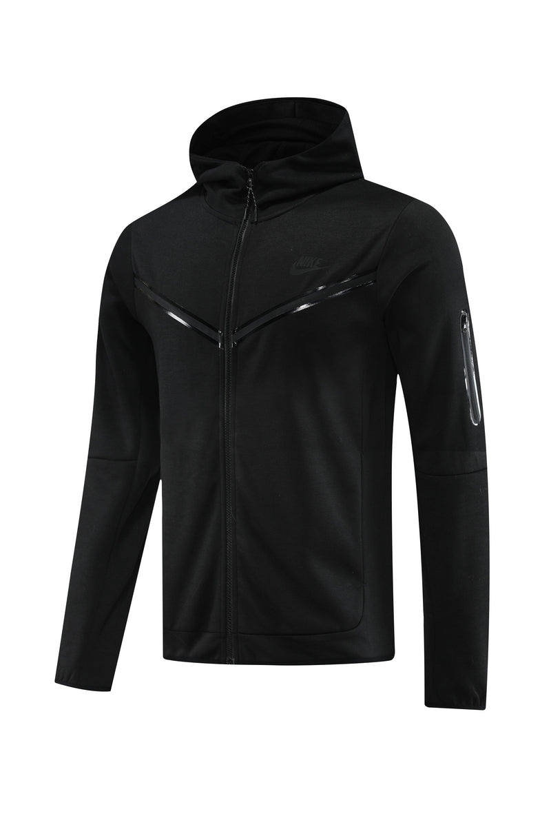 Kit Conjunto Nike Tech Fleece - Jaqueta e Calça- Preta