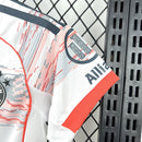 Conjunto Kit Infantil Bayern de Munique Away 2025/26 - Adidas Torcedor - Branca/Vermelha