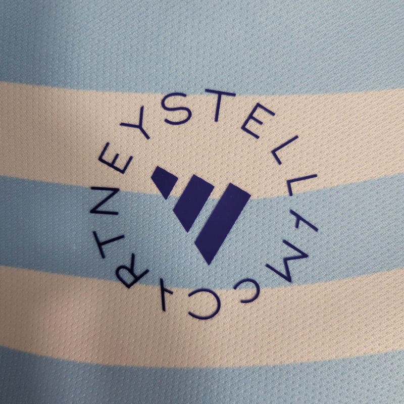 Camisa Arsenal Treino 2023/24 - Adidas Torcedor Masculina - Azul/Rosa