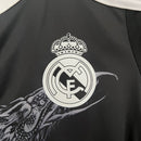 Conjunto Kit Infantil Real Madrid Third 2014/15 - Adidas Retrô - Preta/Branca