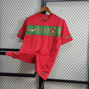 Camisa Portugal Home 2010/11 - Nike Retrô Masculina - Vermelha/Verde
