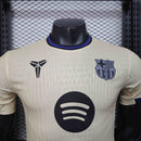 Camisa Barcelona Away 2025/26 - Jogador Masculina - Bege