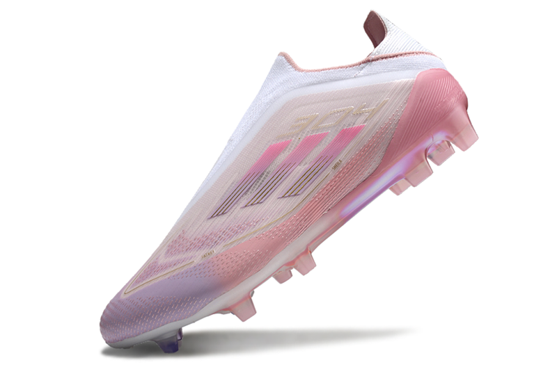 Chuteira F50 - Adidas Yamal FG - Bege/Rosa