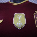 Camisa Seleção Espanha Third 2026/27 - Adidas Jogador Masculina - Bordo/Dourada