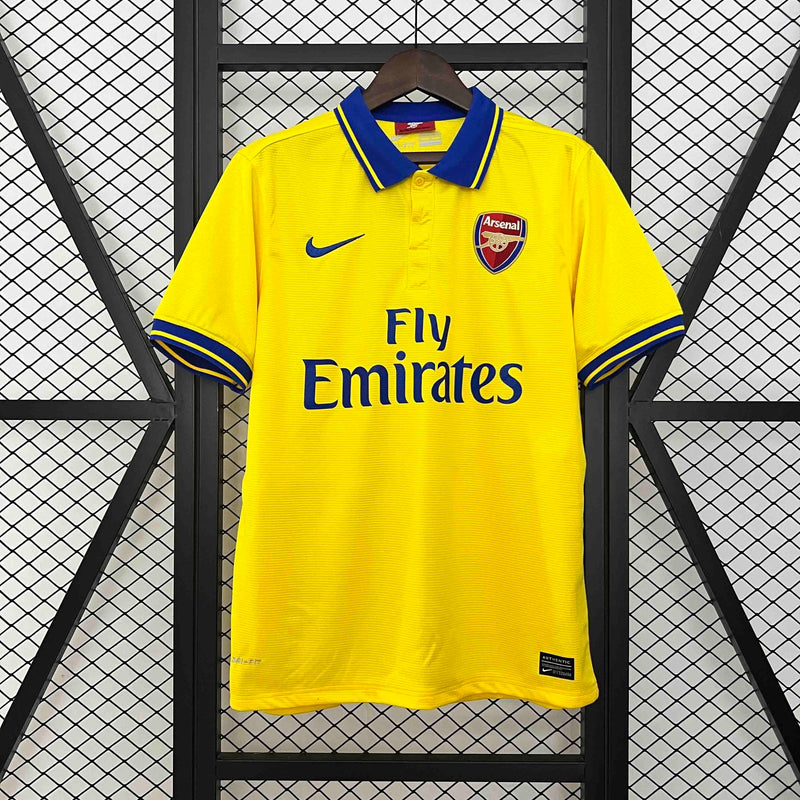Camisa Arsenal Away 2013/14 - Nike Retrô Masculina - Amarela/Azul