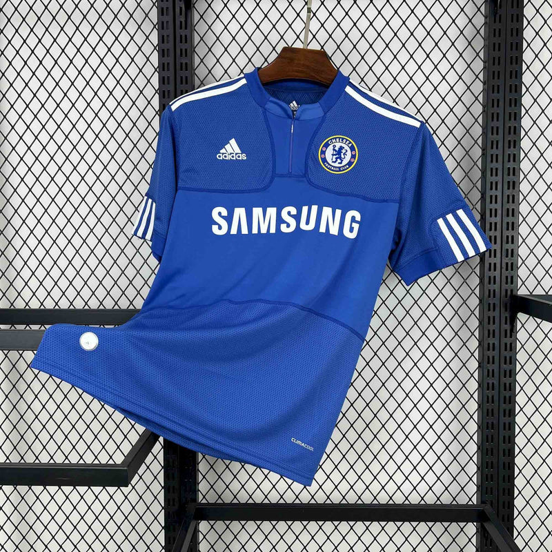 Camisa Chelsea Home 2009/10 - Adidas Retrô Masculina - Azul/Branca